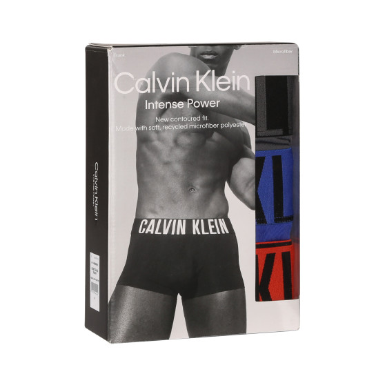 3PACK Calvin Klein miesten bokserit moniväriset shortsit moniväriset (NB3775A-MDI)