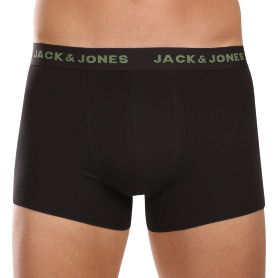 7PACK Jack and Jones miesten bokserit mustat (12165587)