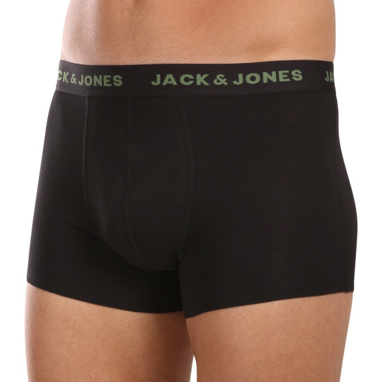 7PACK Jack and Jones miesten bokserit mustat (12165587)