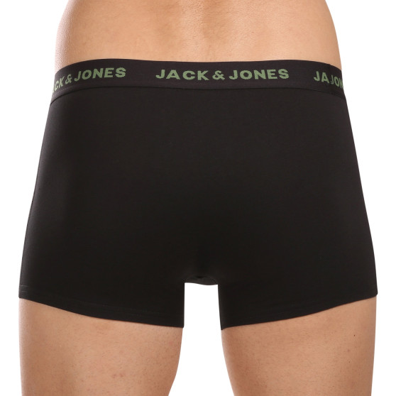 7PACK Jack and Jones miesten bokserit mustat (12165587)