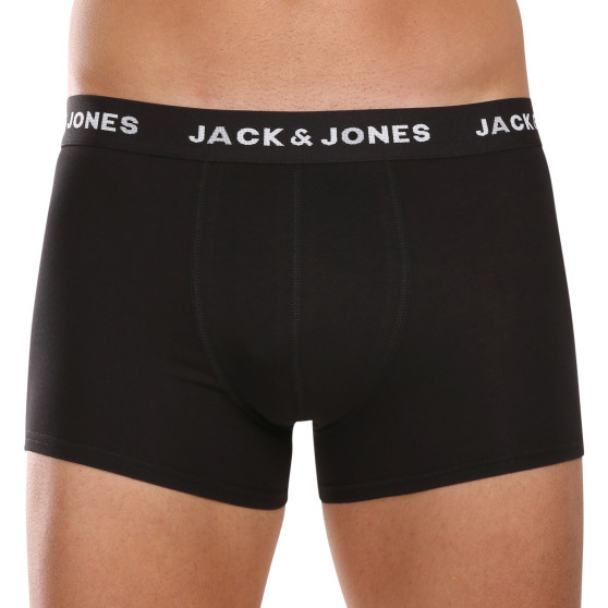 7PACK Jack and Jones miesten bokserit mustat (12165587)