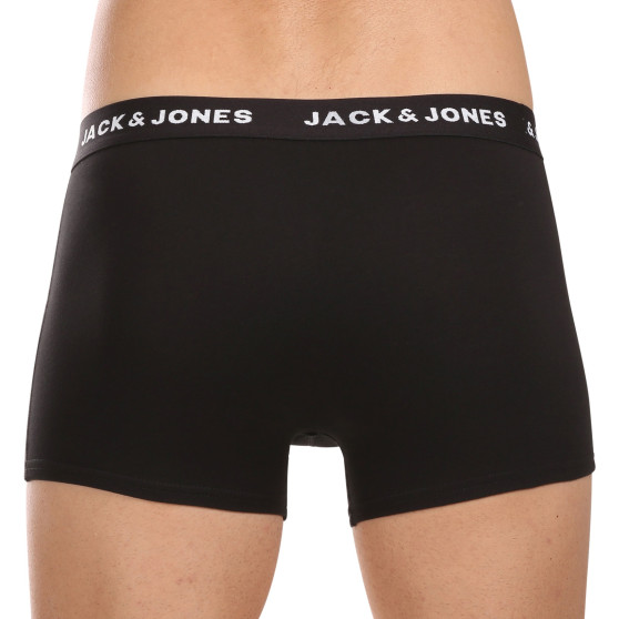 7PACK Jack and Jones miesten bokserit mustat (12171258)