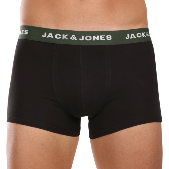 7PACK Jack and Jones miesten bokserit mustat (12230353)