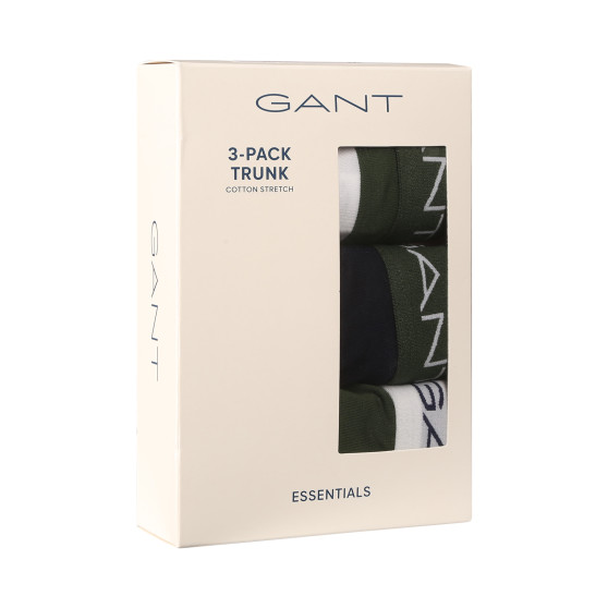 3PACK Gant miesten bokserit moniväriset shortsit moniväriset (902413043-313)