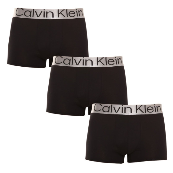 3PACK Calvin Klein miesten bokserit mustat (NB3130A-7V1)