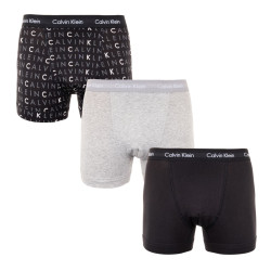 3PACK Calvin Klein miesten bokserit moniväriset shortsit moniväriset (U2662G-YKS)