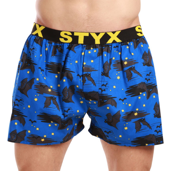 3PACK Styx miesten bokserishortsit art sports kumia monivärinen (3B14789)