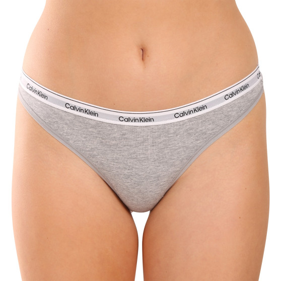 3PACK Calvin Klein naisten stringit moniväriset (QD5209E-NP4)