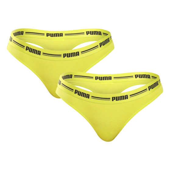 2PACK Puma naisten stringit keltaiset (603034001 021)