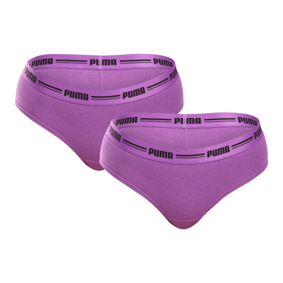 2PACK Puma naisten brasilialaiset pikkuhousut violetti (603043001 020)