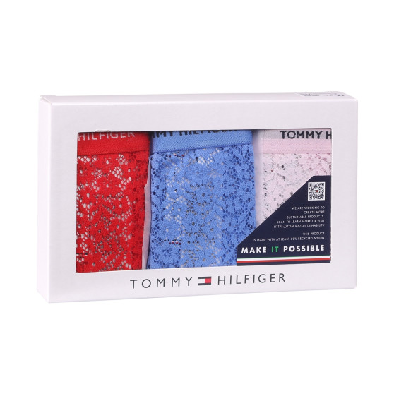 3PACK Tommy Hilfiger naisten pikkuhousut moniväriset (UW0UW04897 0WR)