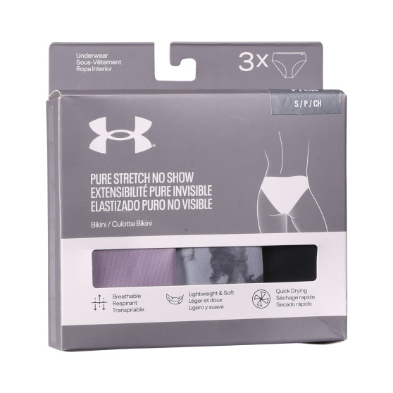 3PACK Under Armour naisten pikkuhousut moniväriset (1383898 035)