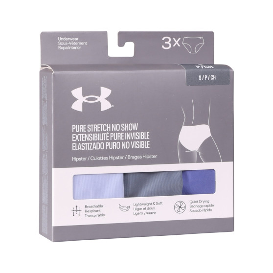 3PACK Under Armour naisten pikkuhousut moniväriset (1383895 539)