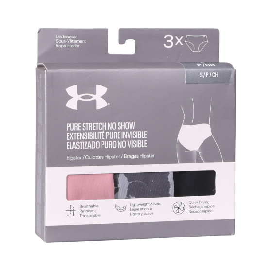 3PACK Under Armour naisten pikkuhousut moniväriset (1383896 035)