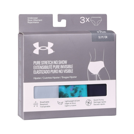 3PACK Under Armour naisten pikkuhousut moniväriset (1383896 100)