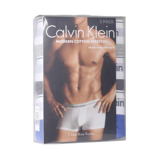 3PACK Calvin Klein miesten bokserit moniväriset shortsit moniväriset (NB1085A-M9I)