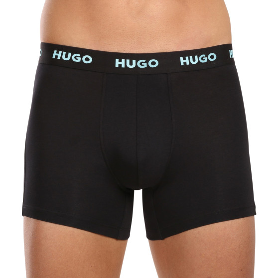 3PACK HUGO miesten bokserit mustat (50503079 971)