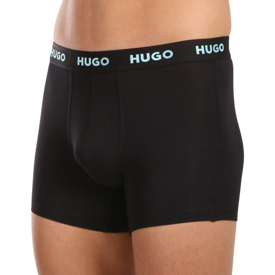 3PACK HUGO miesten bokserit mustat (50503079 971)