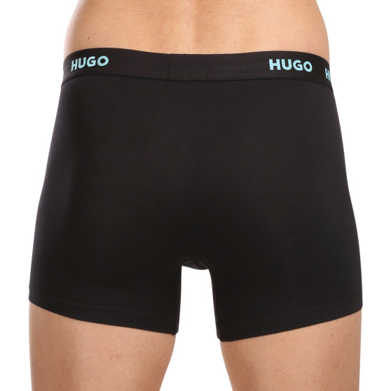 3PACK HUGO miesten bokserit mustat (50503079 971)