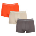 3PACK Calvin Klein miesten bokserit moniväriset shortsit moniväriset (U2664G-MWQ)