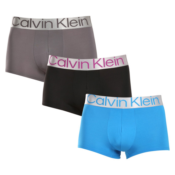 3PACK Calvin Klein miesten bokserit moniväriset shortsit moniväriset (NB3074A-MH8)