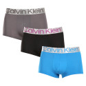 3PACK Calvin Klein miesten bokserit moniväriset shortsit moniväriset (NB3074A-MH8)