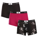 3PACK Calvin Klein miesten bokserit moniväriset shortsit moniväriset (NB3528E-MRS)