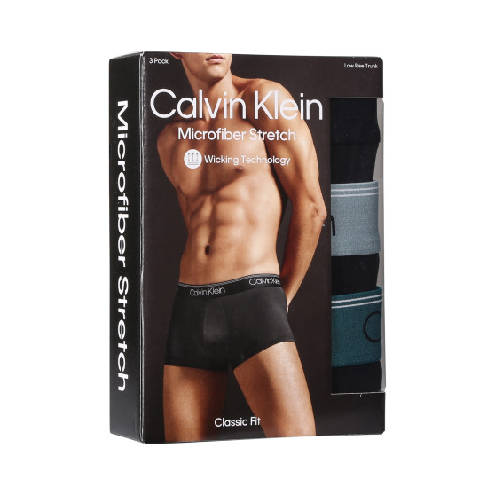 3PACK Calvin Klein miesten bokserit mustat (NB2569A-N2L)