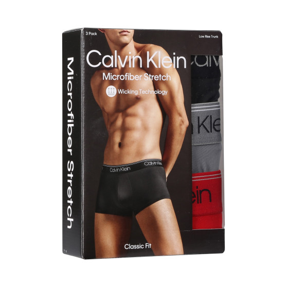 3PACK Calvin Klein miesten bokserit moniväriset shortsit moniväriset (NB2569A-8Z8)