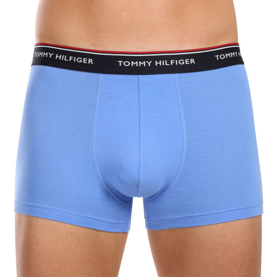 3PACK Tommy Hilfiger miesten bokserit moniväriset shortsit moniväriset (1U87903842 0SS)