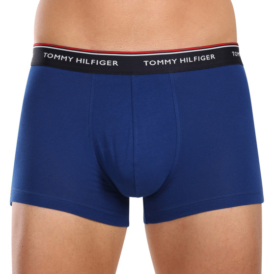 3PACK Tommy Hilfiger miesten bokserit moniväriset shortsit moniväriset (1U87903842 0SS)