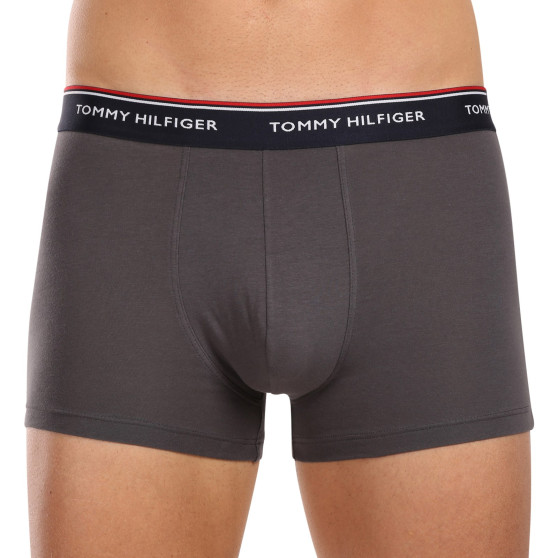 3PACK Tommy Hilfiger miesten bokserit moniväriset shortsit moniväriset (1U87903842 0SS)