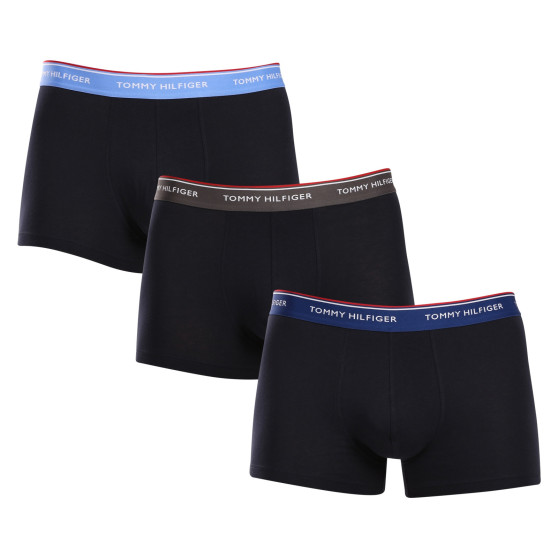 3PACK Tommy Hilfiger miesten bokserit tummansiniset shortsit (UM0UM01642 0SS)