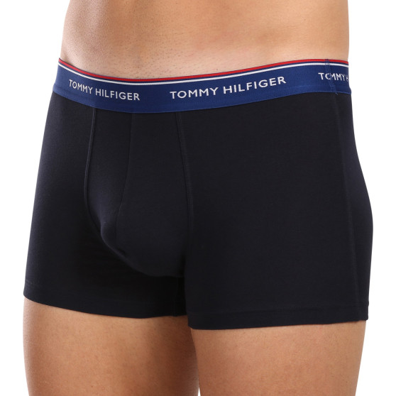 3PACK Tommy Hilfiger miesten bokserit tummansiniset shortsit (UM0UM01642 0SS)