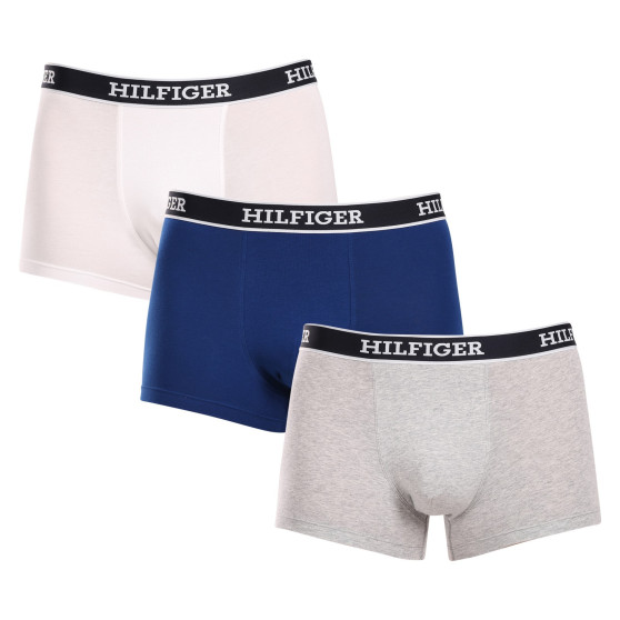 3PACK Tommy Hilfiger miesten bokserit moniväriset shortsit moniväriset (UM0UM03185 0YZ)