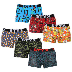 6PACK Styx miesten boxershortsit art sports kumi monivärinen (6G12697124/2)