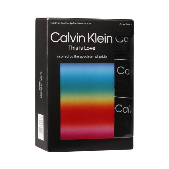 3PACK Calvin Klein miesten alusvaatteet mix musta (NB3877A-UB1)