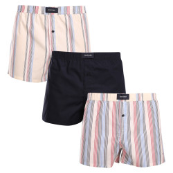 3PACK Tommy Hilfiger miesten bokserishortsit moniväriset (UM0UM03299 0YW)