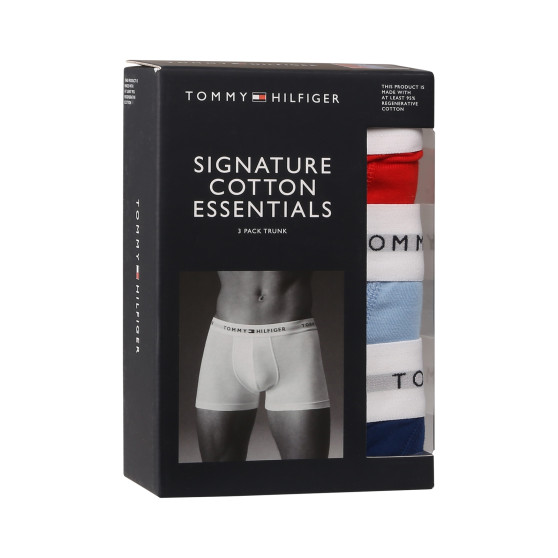 3PACK Tommy Hilfiger miesten bokserit moniväriset shortsit moniväriset (UM0UM02761 0XZ)