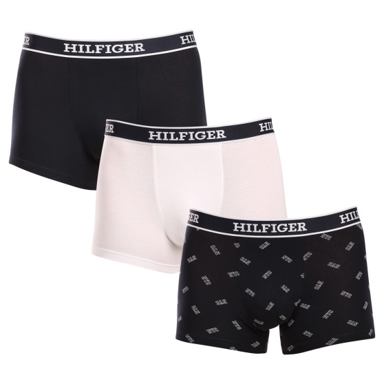 3PACK Tommy Hilfiger miesten bokserit moniväriset shortsit moniväriset (UM0UM03284 0YY)