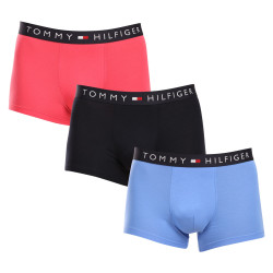 3PACK Tommy Hilfiger miesten bokserit moniväriset shortsit moniväriset (UM0UM03180 0VW)