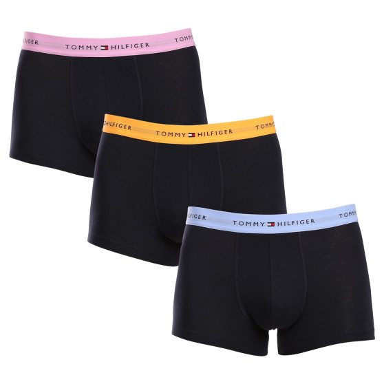 3PACK Tommy Hilfiger miesten bokserit tummansiniset shortsit (UM0UM02763 0VI)