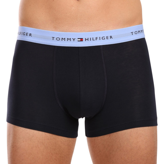 3PACK Tommy Hilfiger miesten bokserit tummansiniset shortsit (UM0UM02763 0VI)