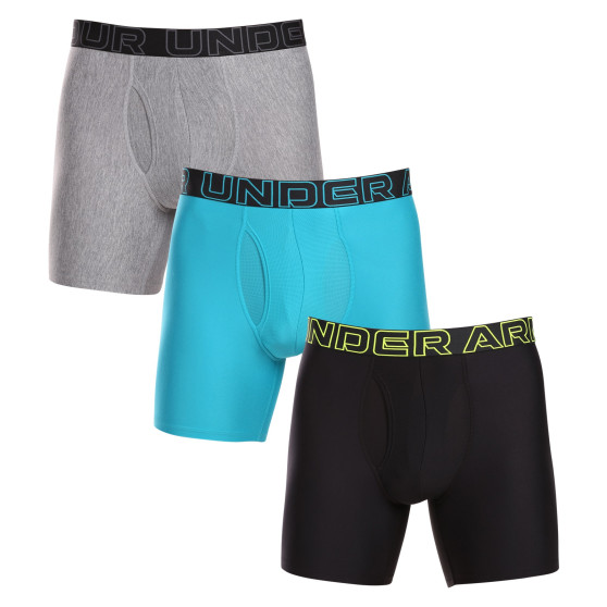 3PACK Under Armour miesten bokserit moniväriset shortsit moniväriset (1383878 464)