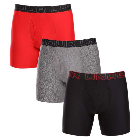 3PACK Under Armour miesten bokserit moniväriset shortsit moniväriset (1383878 600)