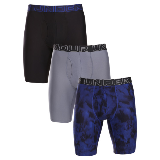 3PACK Under Armour miesten bokserit moniväriset shortsit moniväriset (1383881 400)