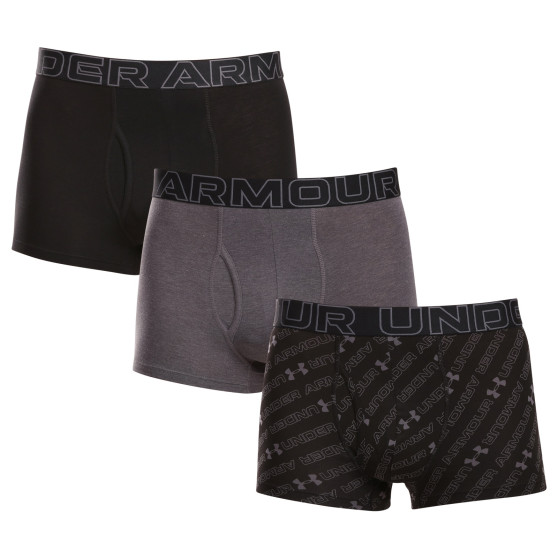 3PACK Under Armour miesten bokserit moniväriset shortsit moniväriset (1383892 001)