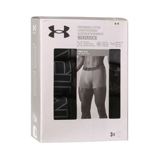 3PACK Under Armour miesten bokserit moniväriset shortsit moniväriset (1383892 001)