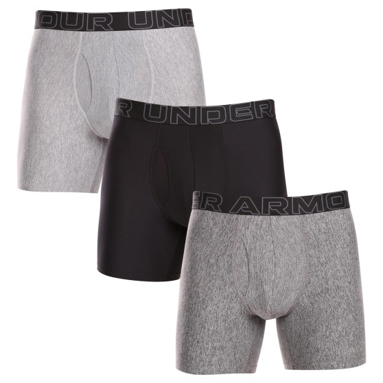 3PACK Under Armour miesten bokserit moniväriset shortsit moniväriset (1383878 035)