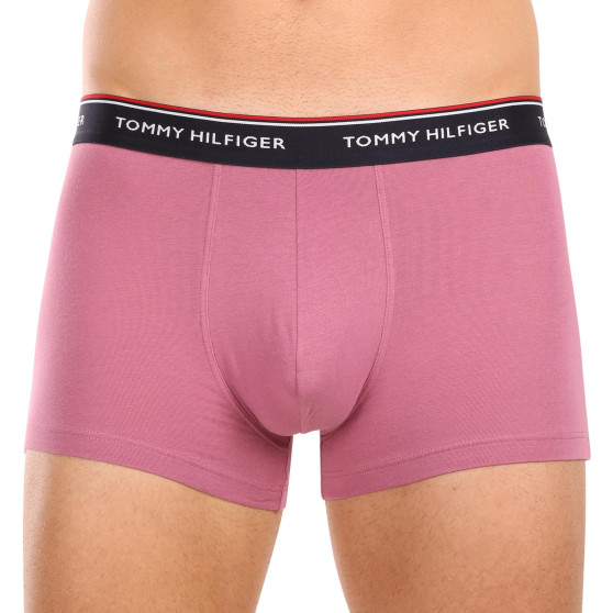 3PACK Tommy Hilfiger miesten bokserit moniväriset shortsit moniväriset (1U87903842 0XV)